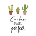 thumbnail image 3 of Prime, Marcus 12x14 Black Modern Framed Museum Art Print Titled - Cactus Makes Perfect, 3 of 5