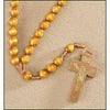 Light Brown Corded Rosary