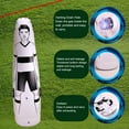 thumbnail image 3 of Mannequin Gonflable de Soccer, Mannequin de Pratique de Soccer Multifonctionnel avec Poignée Latérale pour Intérieur Extérieur, 3 of 7