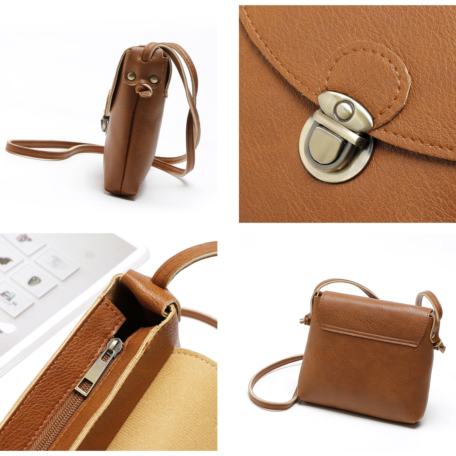 Women Shoulder Handbag Cross Body Pouch Bag Leather Cell Phone Purse Wallet  Case | eBay