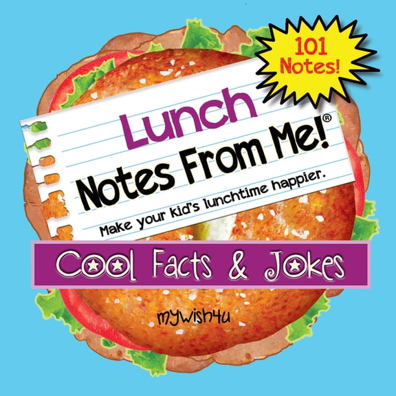 Notes From Me! "Cool Facts & Jokes" Tear-Off Lunchbox Notes, 101 Sheets, 1 Pack