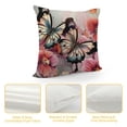 thumbnail image 4 of Butterfly Pillow Cover Queen SButterflies Printed Lumbar Pillow Case Soft Standard Pillow Cases Protector with Hidden Zipper Decorative Bed Cushion Covers for Bedroom,Sofa, 4 of 5