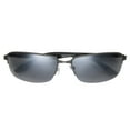 thumbnail image 5 of Foster Grant Drivers Premium Wrap Men's Sunglasses, Gunmetal Smoke Solid, 5 of 5