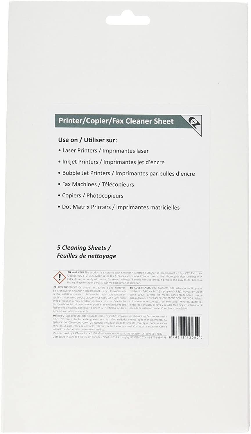 printer cleaning sheets walmart