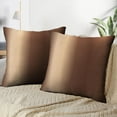 thumbnail image 4 of LALILO Throw Pillow Covers Bronze Gradient Beige Gradient Cover Frame Cushion Cover 18" x 18", 2 Pack, 4 of 6