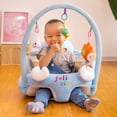 thumbnail image 4 of Funda de asiento de apoyo para sofá de bebé para aprender a sentarse cojín de silla de felpa sin relleno, 4 of 6