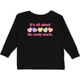 thumbnail image 3 of Inktastic Candy Hearts Ii Girls Long Sleeve Toddler T-Shirt, 3 of 5