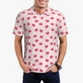 thumbnail image 2 of Balery Cute Pig Nose Printed Men’s Short Sleeve Polo Shirt, Midweight Men's Shirt,Golf Polo shirts -, 2 of 8