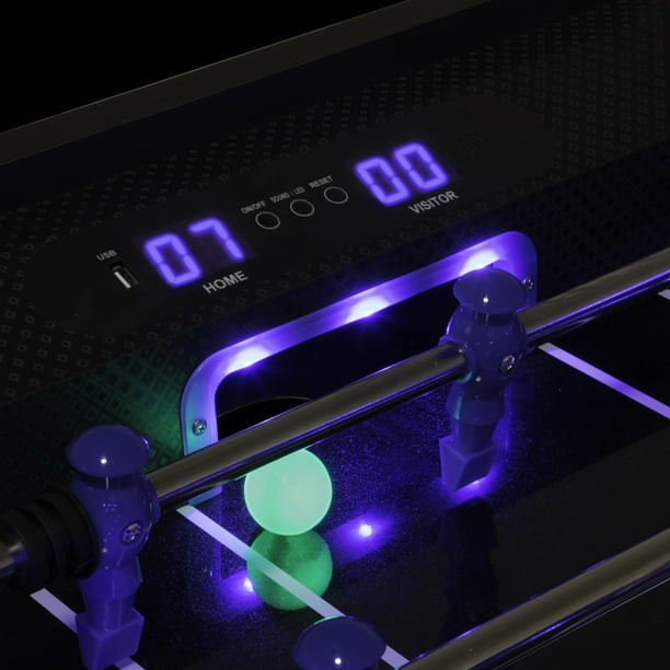 atomic 55 cobalt led foosball table review,led foosball table foosball table light light up foosball table