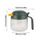thumbnail image 4 of Botella de condimento Lata de almacenamiento de cocina | Vidrio resistente al calor con tapa abatible automática | Mango para verter fácilmente | Boquilla antigoteo | Libre de BPA | Paquete, 4 of 7