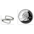 thumbnail image 2 of aaXia 10K White Gold 1/3ct. TDW Diamond Bypass Open Shank Ring (H-I, I1-I2), 2 of 6