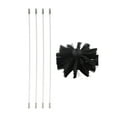 thumbnail image 3 of Abbracc Dryer Vent Cleaner Lint Remover Flexible Rods Nylon Brush Head Chimney Brush 4 Rods, 3 of 9