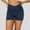 Dark Blue, variant on Sakmal Women Shorts Plus Size Cut off Denim Jean Beach Vacation Solid Blue Shorts for Women with Pockets