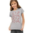thumbnail image 3 of Candy Cane Christmas Crew Unisex Youth T Shirt, 3 of 5