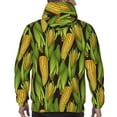 thumbnail image 7 of Naloa Corn 2 Men's Casual Hooded Collar Drawstring Hoodies Pullover Sweatshirts Casual Long Sleeve Shirts-4X-Large, 7 of 7