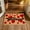 E, variant on Valentine's Day Heart Shape Doormat Non Slip Welcome Mat Front Door Rug with Love Rose Pattern Bathroom Kitchen Mat 23.6 x 15.7 Inches