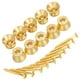 thumbnail image 3 of Botones de correa Candados de guitarra Candados de correa Mushrooms Heads Gold 100PCS JShteea  El nuevo, 3 of 3
