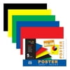 BAZIC Poster Board Assorted Color 22" X 14", For Crafting (5/Pack), 1-Pack