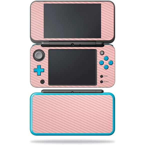 MightySkins Peau en Fibre de Carbone pour Nintendo New 2DS TG - Blush / Protecteur, Finition Fibre de Carbone Texturée Durable / Facile à Appliquer, Enlever et Changer les Styles / Fabriqué aux États-Unis