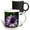 Multicolor, variant on 3drose, Mauve Mallow, 11oz Two-tone Black Mug