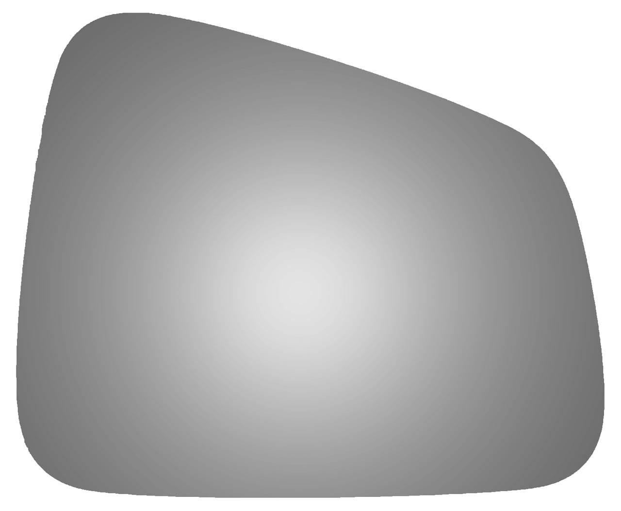 Convex Passenger Side Replacement Mirror Glass for 20132016 Buick