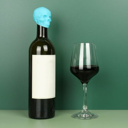 

Deals of the Day Halloween Decorations Outdoor Indoor Tarmeek Halloween Silicone Wine Stopper New Skull Wine Stopper Wine Bottle Leak Proof Fresh Wine Stopper Sealing Creative Gift Fall Decor for Home