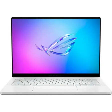 ASUS - ROG Zephyrus G14 14" 3K OLED 120Hz Gaming Laptop - Copilot+ PC - AMD Ryzen AI 9 HX - 32GB RAM - NVIDIA RTX 5070 Ti - 1TB - Platinum White