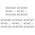 thumbnail image 1 of 40Pcs SBR20 Linear Rail Stop Collars Aluminum Alloy Shaft Limit Fixing Rings with Wrench, Linear Rail Shaft Stop Collars, 1 of 6
