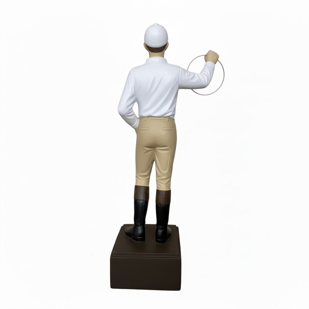 Betach Home Lawn Jockey Garden Statue - Thumbnail 3