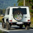 thumbnail image 2 of Yuyamidu Camp Tire Covers Easy to Install Spare Wheel Tire Cover Waterproof Wheel Cover Protector Universal Fit for Trailer, RV, SUV, Truck, 2 of 5