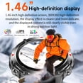 thumbnail image 6 of Men's Smartwatch, Outdoor Adventure Smart Bracelet with GPS Precise Positioning, IPX8(3ATM), Multi-sport Tracking, Wireless And Message Notifications for Android And iPhone Devices,, 6 of 16