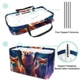 thumbnail image 4 of Starry Animals Collapsible Oxford Cloth Storage Bin: Reusable, Foldable, and Large Capacity - Ideal for Groceries, Bags, Collapsible Buckets, and Picnic Baskets, 4 of 7