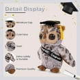 thumbnail image 4 of Graduation Plush Toy 2025 – Soft Stuffed Animal Plush with Cap & Diploma/Gown/Sash – Graduation Gift for Kids Preschool Kindergarten College Achievements (Wise Owl with Cap & Sash), 4 of 7