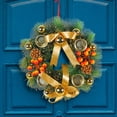 thumbnail image 3 of Guirnalda de adornos para árboles de Navidad FLhrweasw corona de bayas rojas Nuevo, 3 of 7