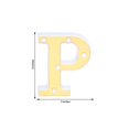 thumbnail image 3 of Efavormart 6" 3D Gold Marquee Letters 5 LED Light Up Letters Warm White LED Letter Lights - P, 3 of 10