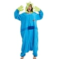 thumbnail image 4 of Pijama Kigurumi para hombre, disfraz de Cosplay de Anmal Onsie de lana para adultos, mono de dibujos animados de Totoro para mujer, Pijamas de una pieza de Navidad, 4 of 4