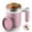 Pink, variant on Self Stirring Coffee Mug: Rechargeable Automatic Self Stirring Mug with Magnetic Stirrer and Lid,Travel Coffee Cup for Milk/Cocoa/Office/Travel/Best Gifts 13oz (White)