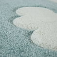 thumbnail image 4 of Paco Home Kids Rug with Charming Clouds for Nursery in Pastel Blue, 4 of 5