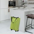 thumbnail image 3 of FUTUREORYY Folding Design Trolley Bag Trolley Bags Metal Green 1Pcs, 3 of 6
