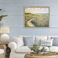 thumbnail image 2 of Stupell Industries Impressionist Coastal Meadow Gold Framed Floater Canvas Wall Art design by Petal Prints Design, 25 x 31, 2 of 9