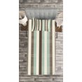 thumbnail image 3 of Ambesonne Retro Quilted Bedspread Set 2 Pcs, Striped Classical Old, Twin Size, Almond Green Brown Cream, 3 of 3