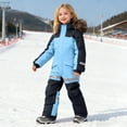 thumbnail image 7 of Xyant Snow Suit for Kids Boys Girls Winter 2025 One Piece Snowsuit Waterproof Outdoor Overalls Snowboarding Toddler Kids Ski Suits (Sky Blue,6-7 Years), 7 of 7