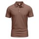 thumbnail image 5 of pstuiky Camisas de manga corta para hombre, Camiseta de manga corta con cuello en V y color liso para hombre, ajustada, elástica y sin costuras para fitness y actividades al aire libre. m, 5 of 5