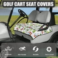 thumbnail image 3 of Whosucclay Rainbow Clover Dots Seat Cushions, Thickened Fashion Anti-Slip Golf Cart Seat Cover for EZGO Yamaha Club Car, 52.36" x 32.28", 3 of 7