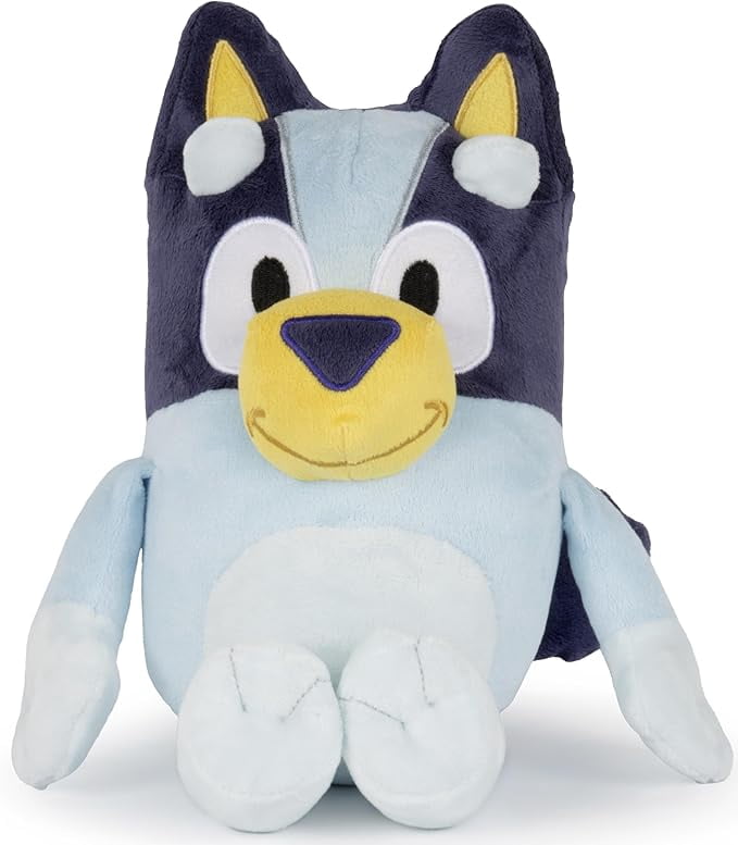 Bluey and Bingo Christmas Faces Holiday Throw Blanket & Mini Pillow Buddy Set
