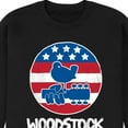 thumbnail image 3 of Woodstock - Original Poster - Americana - Men's Crew Neck Fleece Pullover, 3 of 5