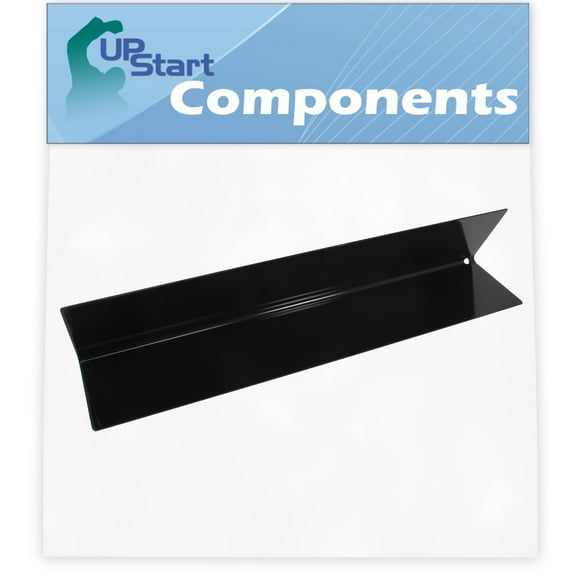 BBQ Grill Heat Shield Plate Tent Replacement Parts for Weber 7635 - Compatible Barbeque Porcelain Steel Flame Tamer, Guard, Deflector, Flavorizer Bar, Vaporizer Bar, Burner Cover 15 1/4"