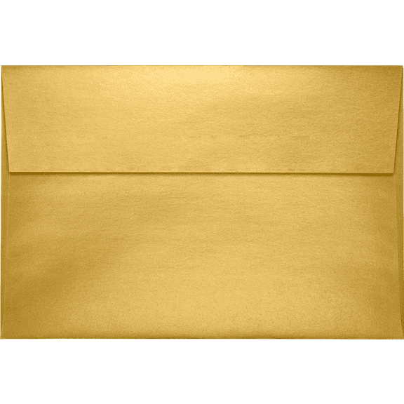 LUXPaper A10 Invitation Envelopes, Gold Metallic, 6 x 9 1/2, 500/Pack