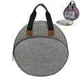 thumbnail image 1 of Embroidery Project Bag, Round Cross Stitch Storage Case, Double Layer Needlework Supplies Organizer for Floss and Tools, Portable Sewing Craft Gift for Mothers Day, 1 of 8