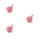 thumbnail image 2 of Inteprter Ice Cream Dessert Bowl Plastic Colored DIY Tableware Gifts Style Party Scoop Garden Bowls Spoons Reusable Set Children Color aleatorio 3Conjunto, 2 of 6